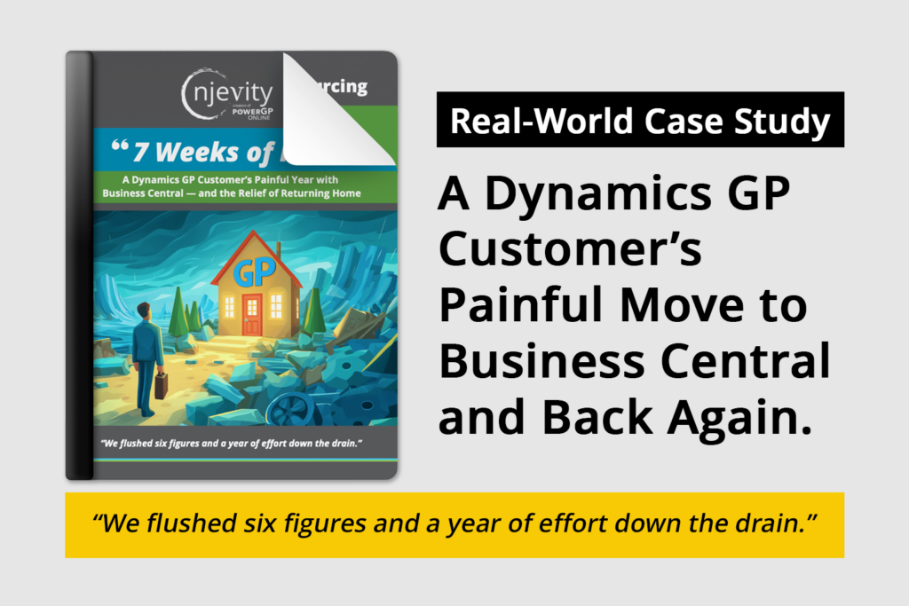 Dynamics GP to Busoness Central Case Study
